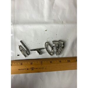 Chrome Automotive Letter Emblem Badge Set A V O T S